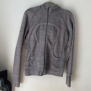 Grey Lululemon Zip Up Jacket